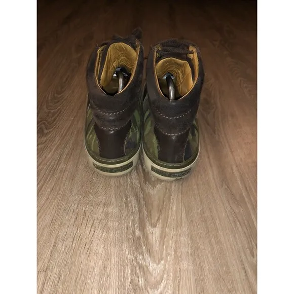 Jimmy Choo Belgravia Camouflage High Top Sneakers Size US12 EU45