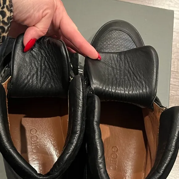 Jimmy Choo Black High-Top Sneakers