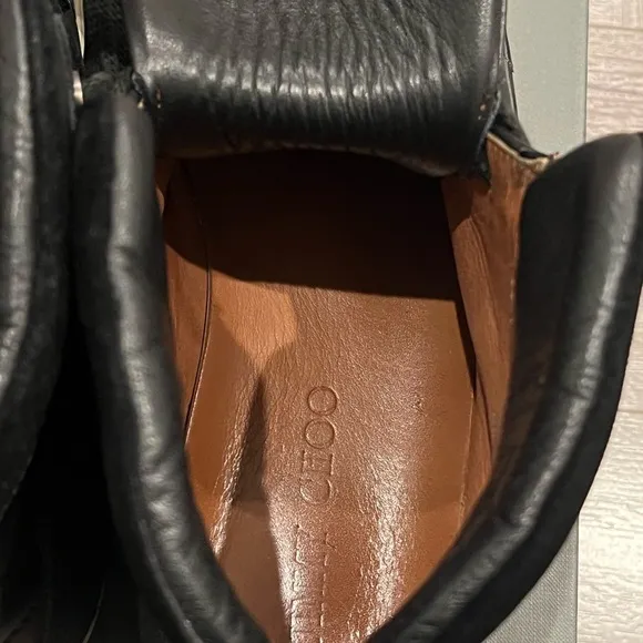 Jimmy Choo Black High-Top Sneakers