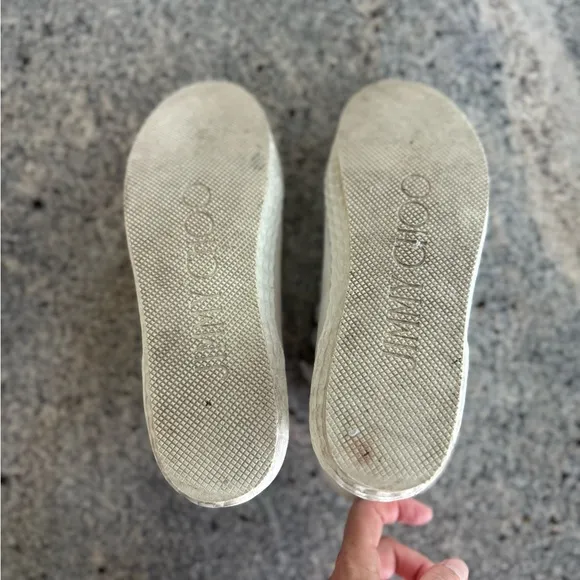 Jimmy Choo High Top White Sneaker