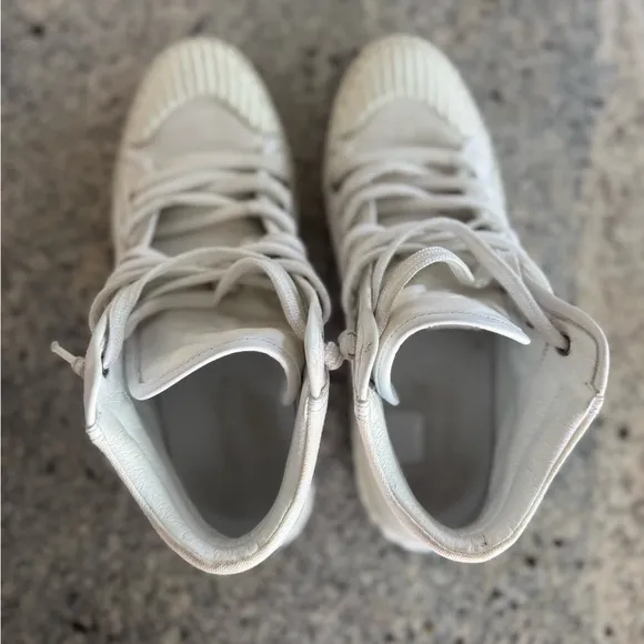Jimmy Choo High Top White Sneaker