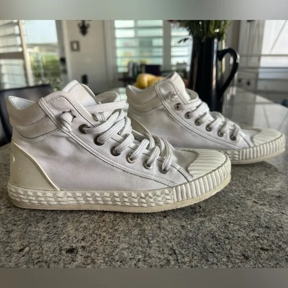 Jimmy Choo High Top White Sneaker