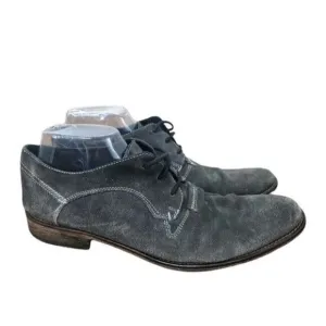 John Varvatos Boots Men's Charade Suede Round Toe Casual Lace-Up Chukka Boots 10