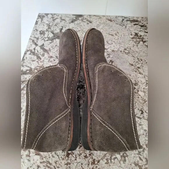John Varvatos Gray Shuede boots shoes size 13