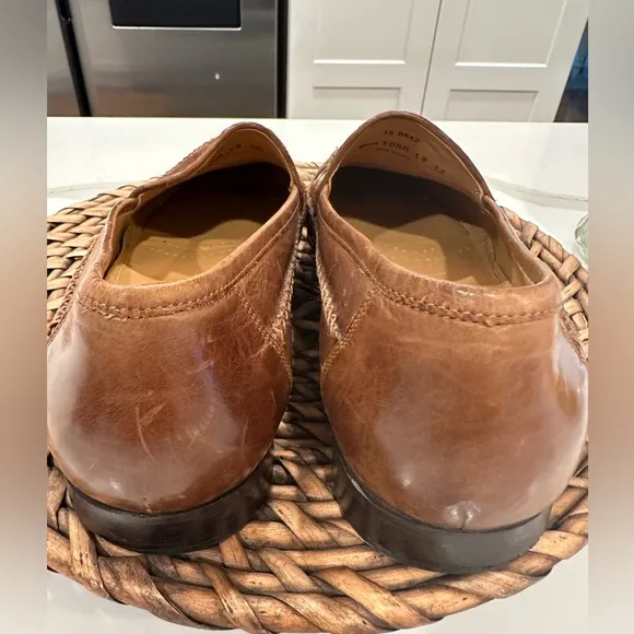 Johnston &amp; Murphy Basket Weave Slip on Loafer Shoes