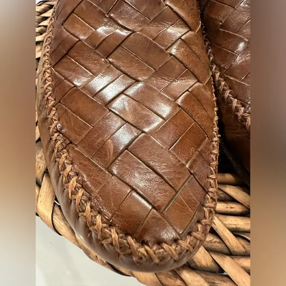 Johnston &amp; Murphy Basket Weave Slip on Loafer Shoes