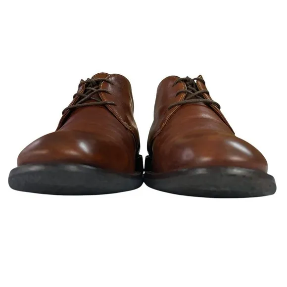 Johnston &amp; Murphy Boots Mens 10 Brown Leather Chukka Lace Up
