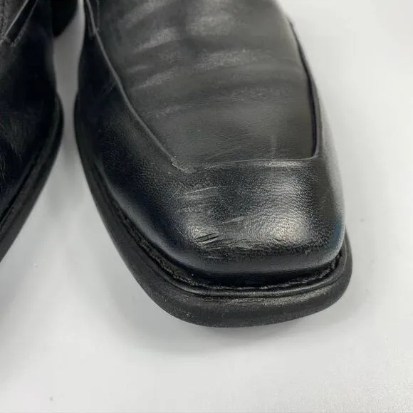 Johnston &amp; Murphy Flex Men's Tilden (Slip-on) in Black Leather Loafer Size 10.5