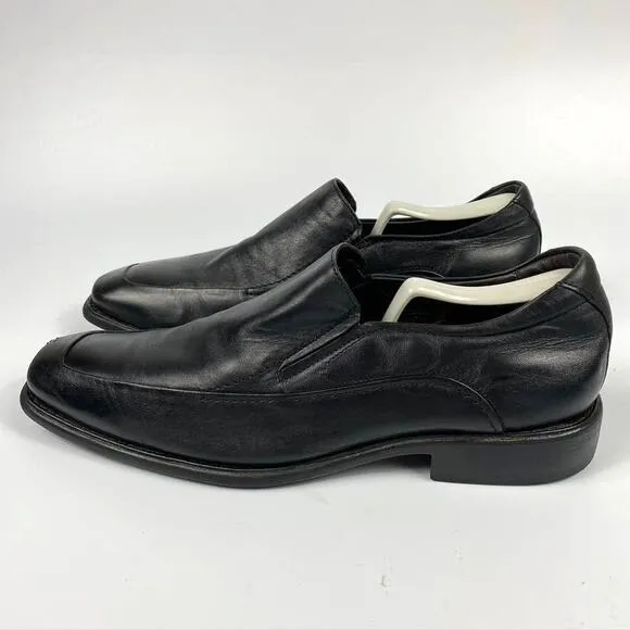 Johnston &amp; Murphy Flex Men's Tilden (Slip-on) in Black Leather Loafer Size 10.5