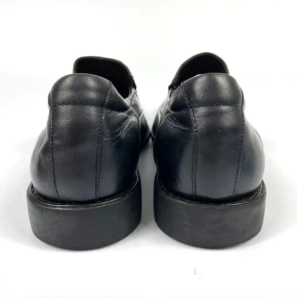 Johnston &amp; Murphy Flex Men's Tilden (Slip-on) in Black Leather Loafer Size 10.5