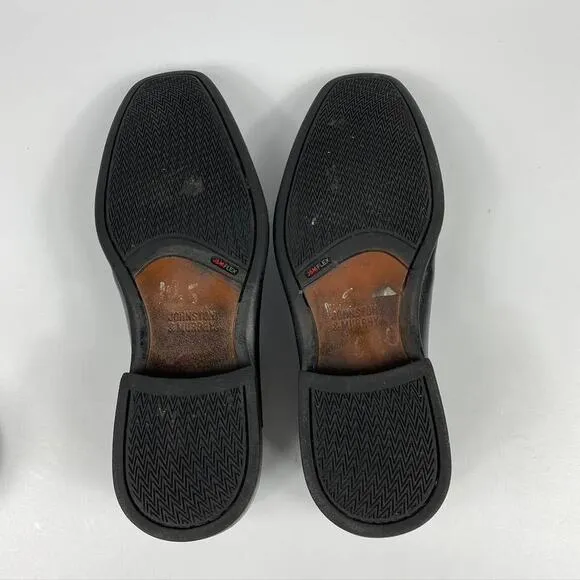 Johnston &amp; Murphy Flex Men's Tilden (Slip-on) in Black Leather Loafer Size 10.5