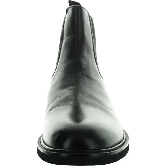 Johnston &amp; Murphy Mens Hartley Black Solid Chelsea Boots Shoes NWOB