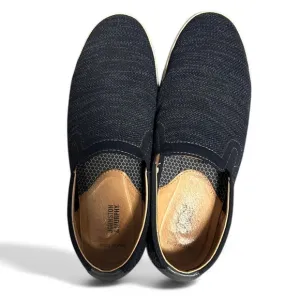 Johnston &amp; Murphy Trenton Navy Men’s Knit Slip-On Shoes