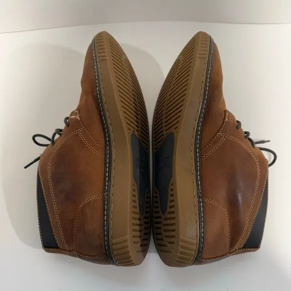 Johnston &amp; Murphy Wallace Chukka Boots Sneaker Leather Ankle Brown 8
