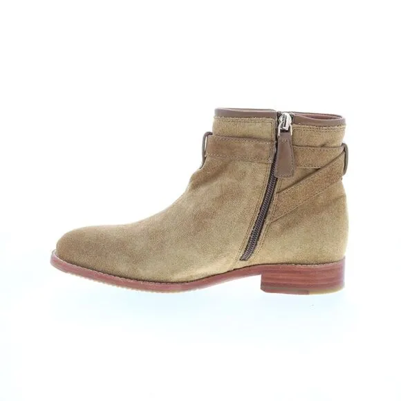 Johnston &amp; Murphy Womens Darby Snap Bootie Brown Boots (NWT)