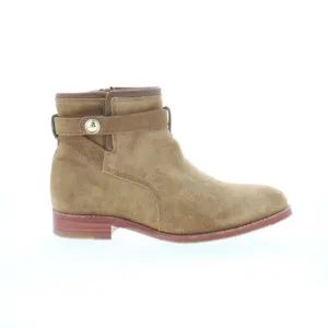 Johnston &amp; Murphy Womens Darby Snap Bootie Brown Boots (NWT)