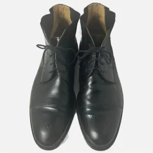 Johnston Murphy Signature Series Men’s Chukka Ankle Boot Made Italy Black