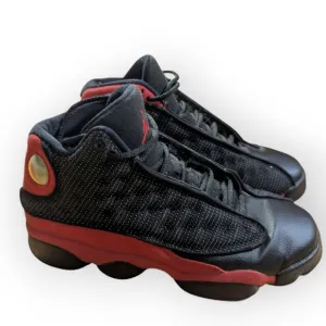 Jordan 13 Retro Basketball Shoes Black Red Size 5Y 2017 XIII 414574-004