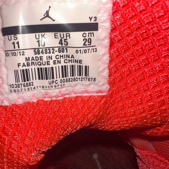 Jordan 28 Red Camo XX8 High-Top Sneakers