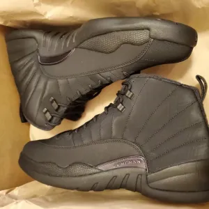 Jordan Black High-Top Sneakers with Quilted Design