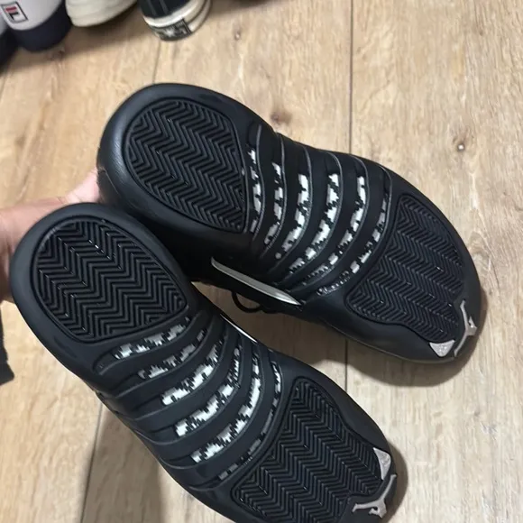 Jordan Black Sneakers Premium Leather High-Top