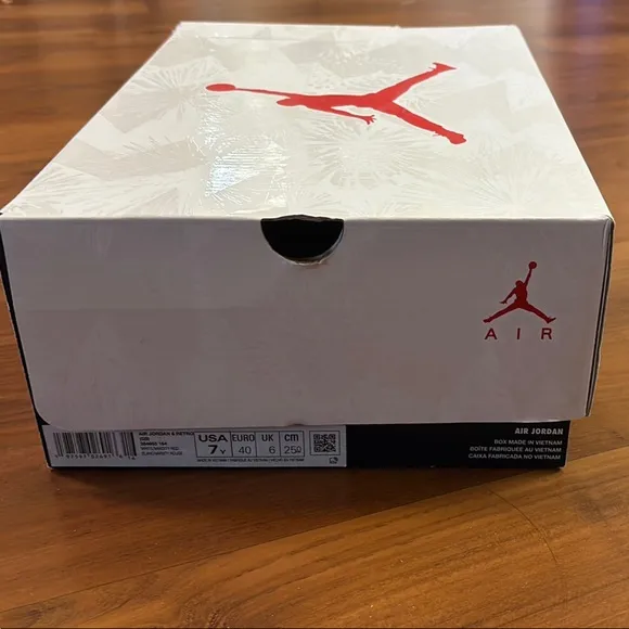 Jordan Blue and White Air Sneakers