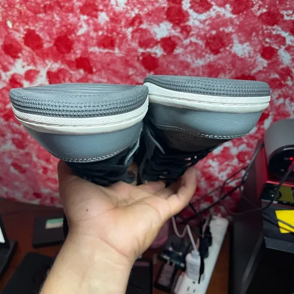 Jordan High-Top Sneakers in Black and Teal