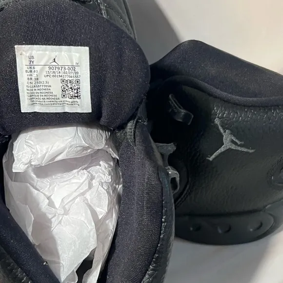 Jordan Jumpman Pro GS Black High-Top Sneakers