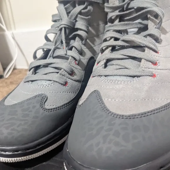 Jordan Men's Gray High-Top Sneakers