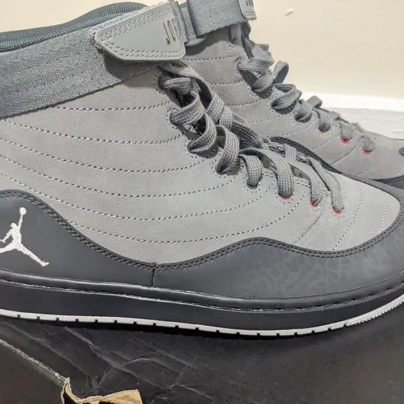 Jordan Men's Gray High-Top Sneakers