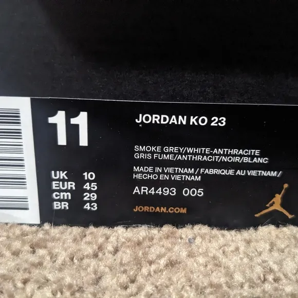 Jordan Men's Gray High-Top Sneakers