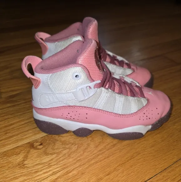 Jordan Pink High Top Sneakers Toddler Size 11C