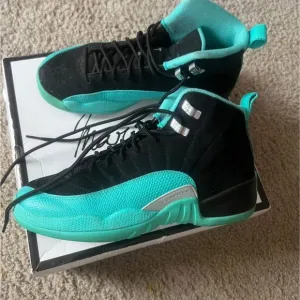 Jordan Teal  &amp; Black Jumpman 12s