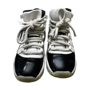 Jordan White and Black High-Top Sneakers