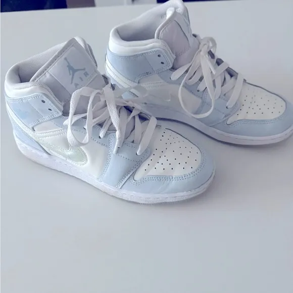 Jordan White High-Top Sneakers with Jumpman Logo