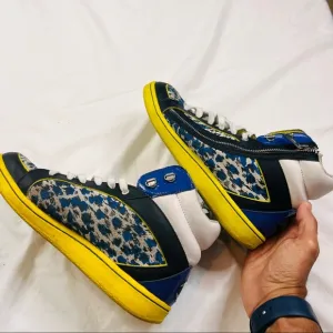 Just Cavalli By Roberto Cavalli Sport High Top Sneakers Pattern  Sz 9 L030922