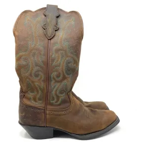 Justin Boots 12” Stampede Boot Brown Mens 7