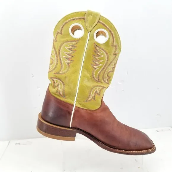Justin Boots Austin 11 Inch Square Toe Pull On Cowboy  BR307 Mens 10 D