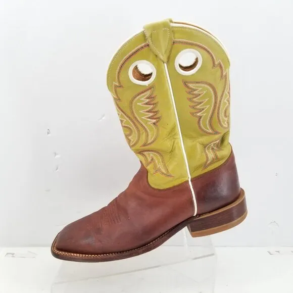 Justin Boots Austin 11 Inch Square Toe Pull On Cowboy  BR307 Mens 10 D