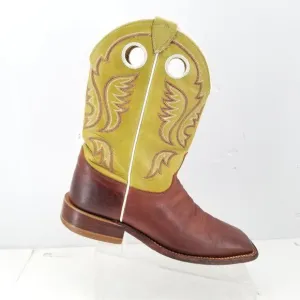 Justin Boots Austin 11 Inch Square Toe Pull On Cowboy  BR307 Mens 10 D