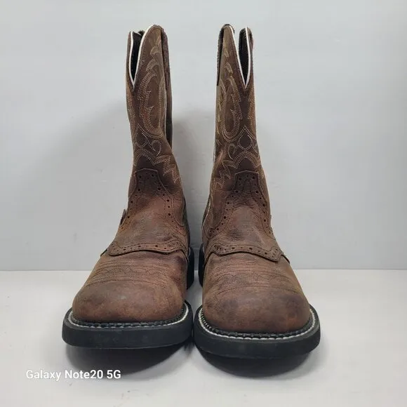 Justin Gypsy Women's Brown Leather Western Cowboy Boots L9909 US Size 9B
