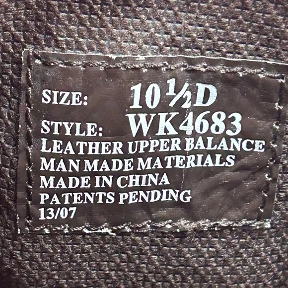 Justin men 10.5 stampede cowboy work boots