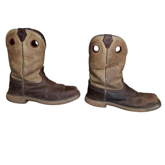 Justin WK4338, Men's Rush Tan Composite Toe Waterproof Work Boots.10.5 D