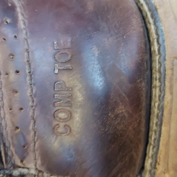 Justin WK4338, Men's Rush Tan Composite Toe Waterproof Work Boots.10.5 D