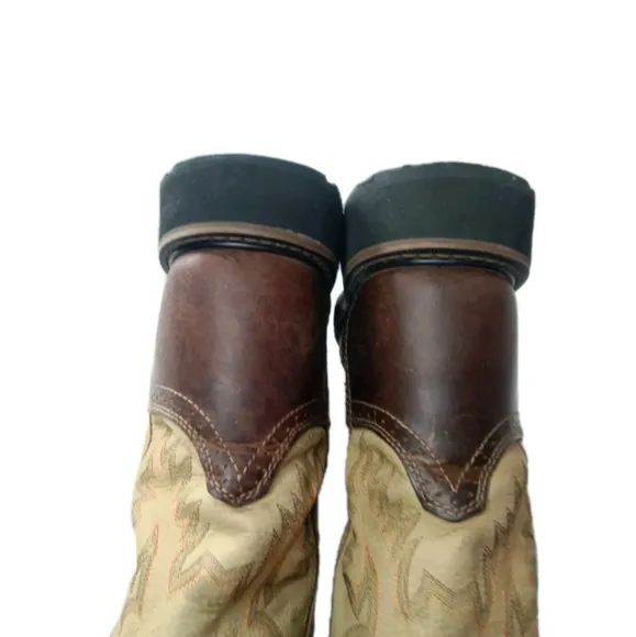 Justin WK4660 Superintendent Cowboy Western Leather Boots Men's Size 10.5 EE