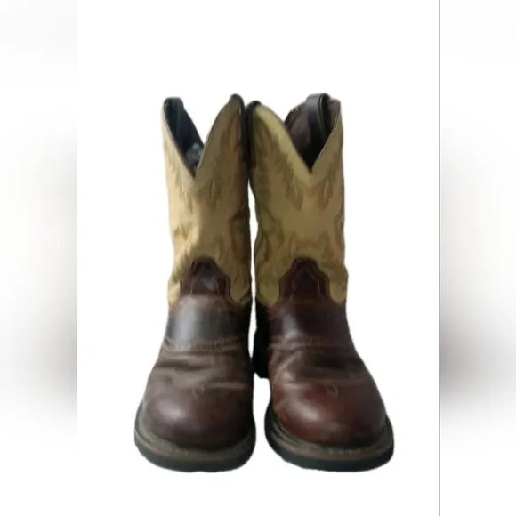 Justin WK4660 Superintendent Cowboy Western Leather Boots Men's Size 10.5 EE