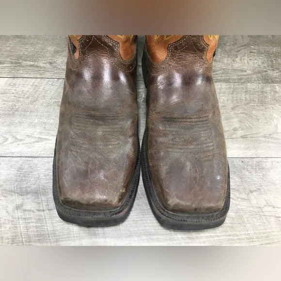 Justin WK4812 Switch Cowboy Western Leather Composite Toe Mens Boots Size 12 D