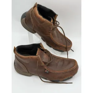 Justin Work Shoes Boots Lace Up Size US 9M