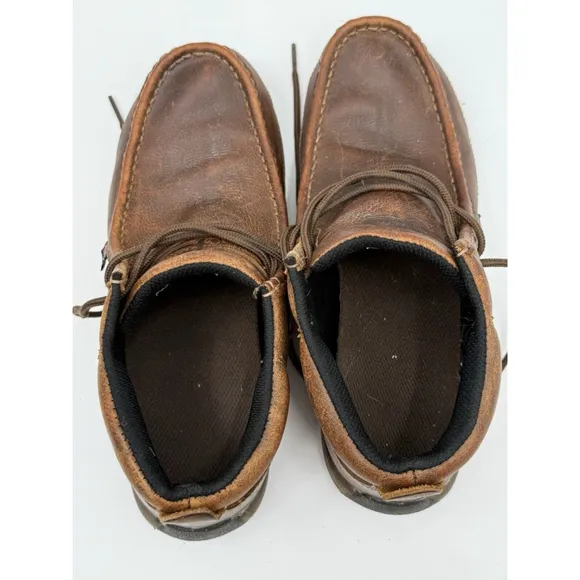 Justin Work Shoes Boots Lace Up Size US 9M