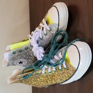 J.W. Anderson Converse Chuck Taylor High Top Sneakers Unisex M-11 W-13 Glitter